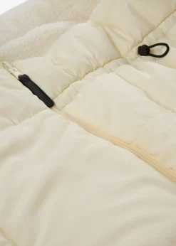 bonprix bonprix Chaleco reversible premamá/de porteo 4 en 1 Beige-blanco lana Online