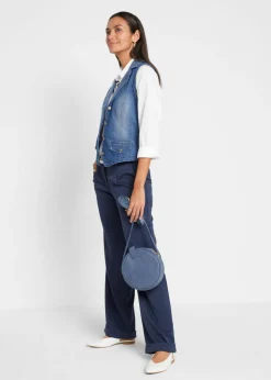 bonprix bonprix Chaleco vaquero elástico Azul vaquero Hot