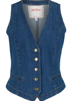 bonprix bonprix Chaleco vaquero elástico Denim Clearance