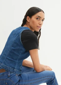 bonprix bonprix Chaleco vaquero elástico Denim Clearance