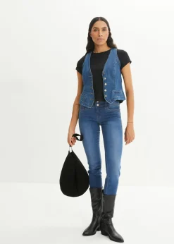 bonprix bonprix Chaleco vaquero elástico Denim Clearance