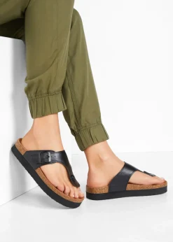 bonprix bonprix Chancletas pata de gallo Negro New