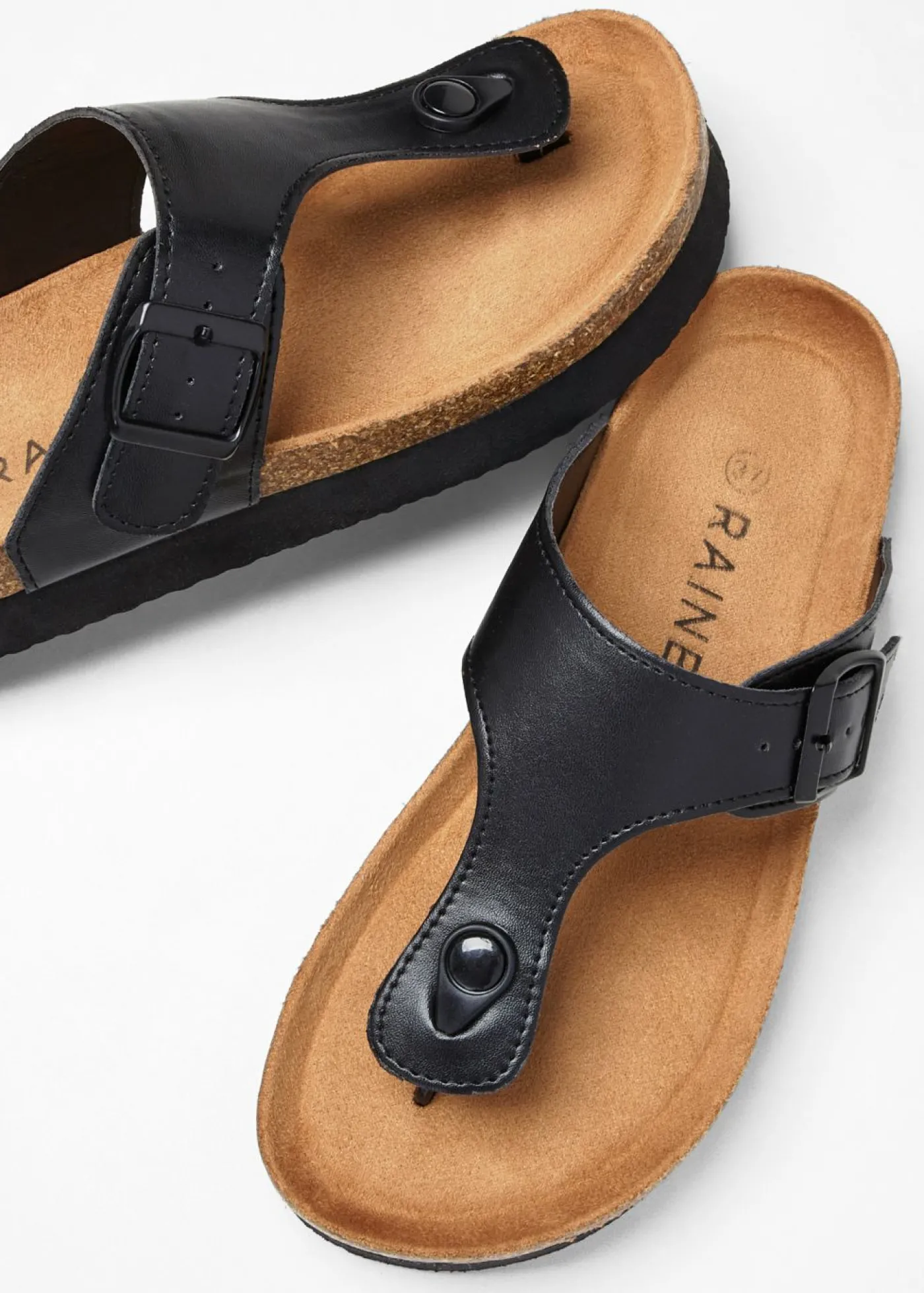bonprix bonprix Chancletas pata de gallo Negro New