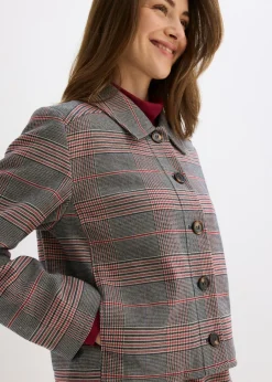 bonprix bonprix Chaqueta marrón-beige a cuadros Online