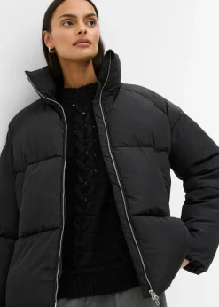 bonprix bonprix Chaqueta acolchada Negro Hot