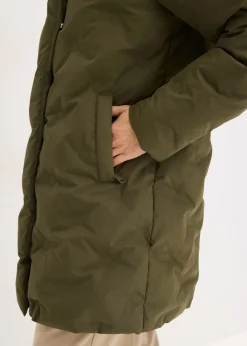 bonprix bonprix Chaqueta acolchada con aspecto 2 en 1 Verde oliva oscuro Outlet