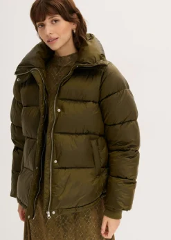 bonprix bonprix Chaqueta acolchada con corte holgado Oliva Best