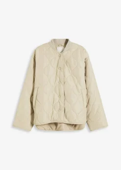 bonprix bonprix Chaqueta acolchada ultraligera con corte holgado Verde aceite Sale