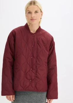 bonprix bonprix Chaqueta acolchada ultraligera con corte holgado mora oscuro Clearance