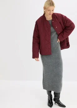 bonprix bonprix Chaqueta acolchada ultraligera con corte holgado mora oscuro Clearance