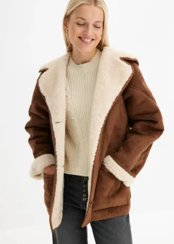 bonprix bonprix Chaqueta con capucha Marrón claro Best