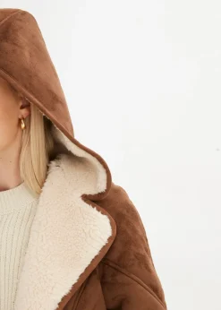 bonprix bonprix Chaqueta con capucha Marrón claro Best