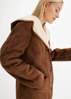 bonprix bonprix Chaqueta con capucha Marrón claro Best