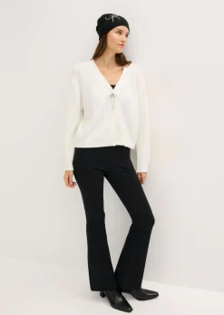 bonprix bonprix Chaqueta corta de punto Blanco lana Hot