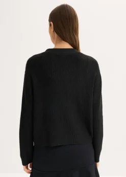 bonprix bonprix Chaqueta corta de punto Negro Discount