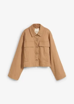 bonprix bonprix Chaqueta corta de sarga Camel New