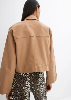 bonprix bonprix Chaqueta corta de sarga Camel New