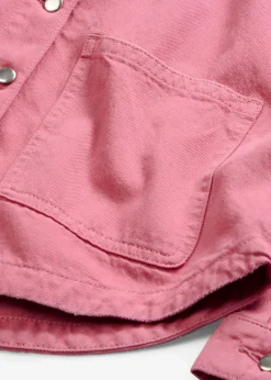 bonprix bonprix Chaqueta de algodón puro Malva Discount