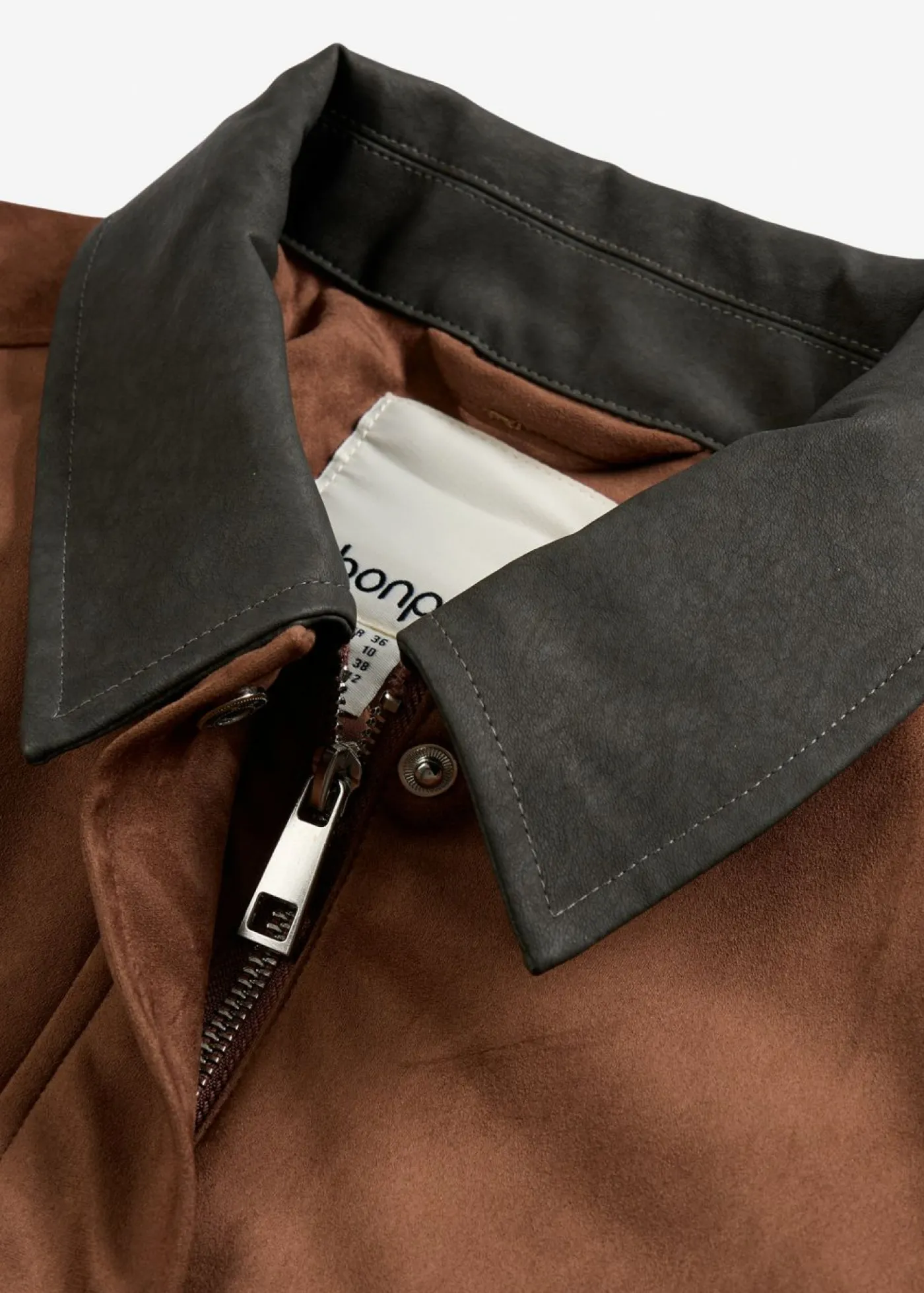 bonprix bonprix Chaqueta de ante sintético Marrón castaño Best