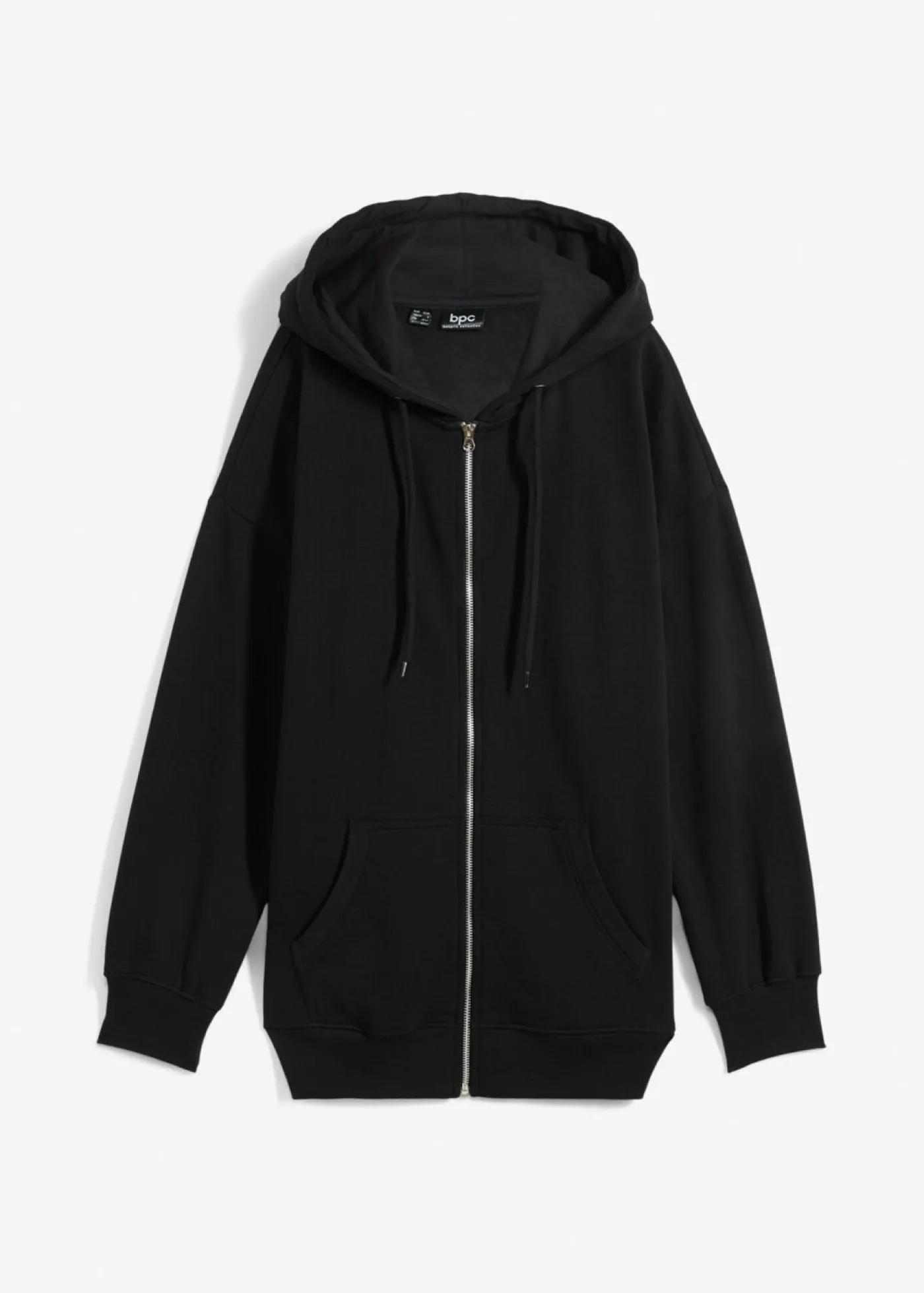 bonprix bonprix Chaqueta de chándal con capucha Negro Clearance