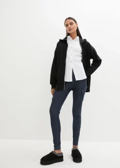 bonprix bonprix Chaqueta de chándal con capucha Negro Clearance