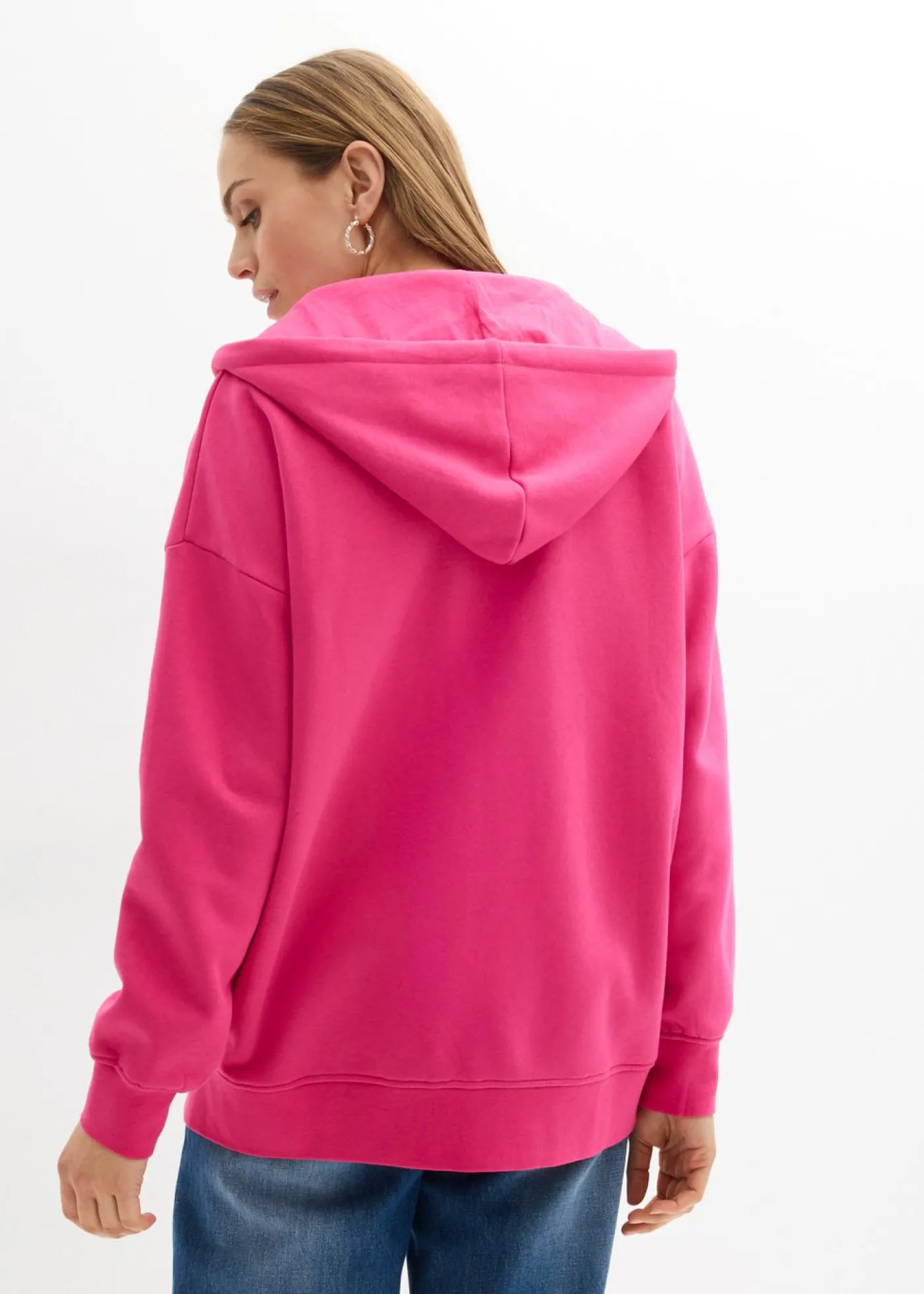 bonprix bonprix Chaqueta de chándal con capucha Pink lady New