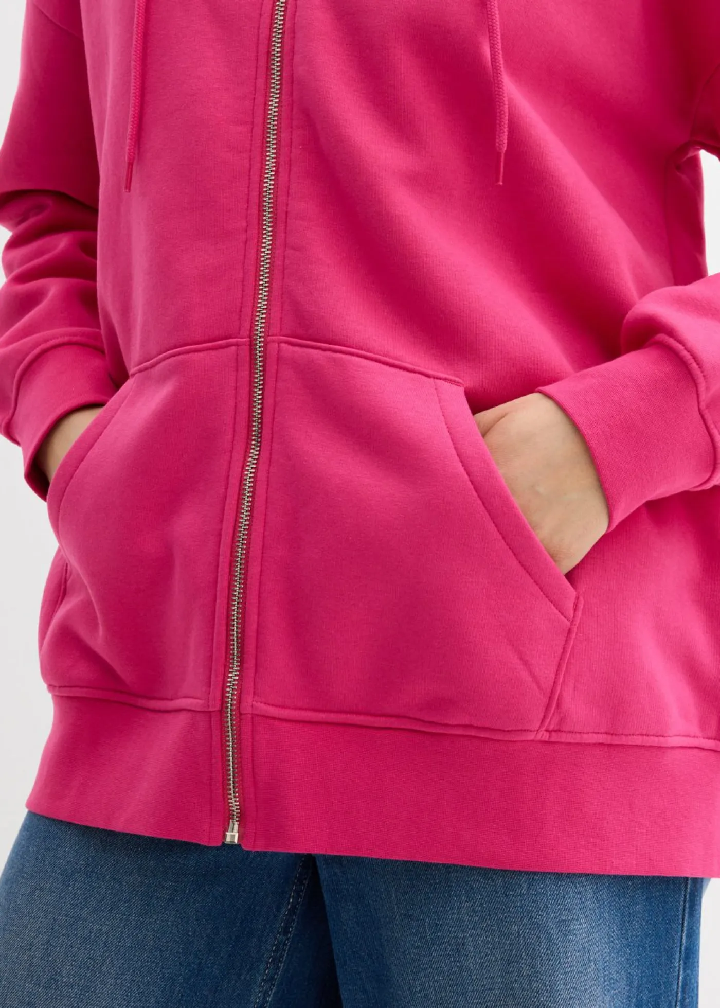 bonprix bonprix Chaqueta de chándal con capucha Pink lady New