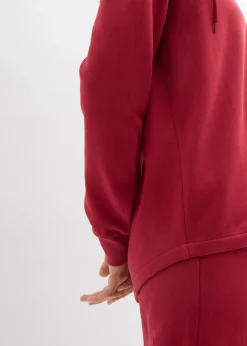 bonprix bonprix Chaqueta de chándal de algodón orgánico puro Cereza Sale