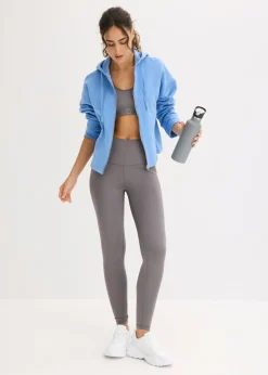 bonprix bonprix Chaqueta de chándal de algodón orgánico puro azul provenzal Best