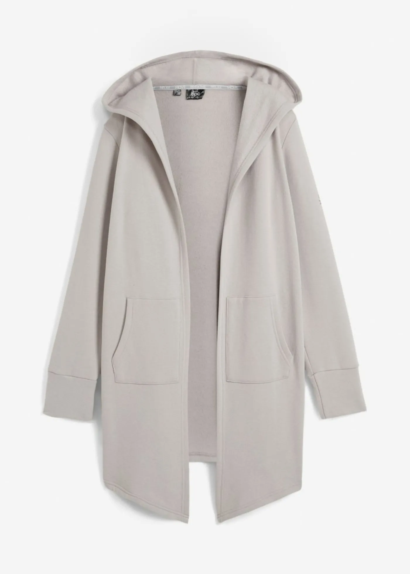 bonprix bonprix Chaqueta de chándal larga Gris claro Sale