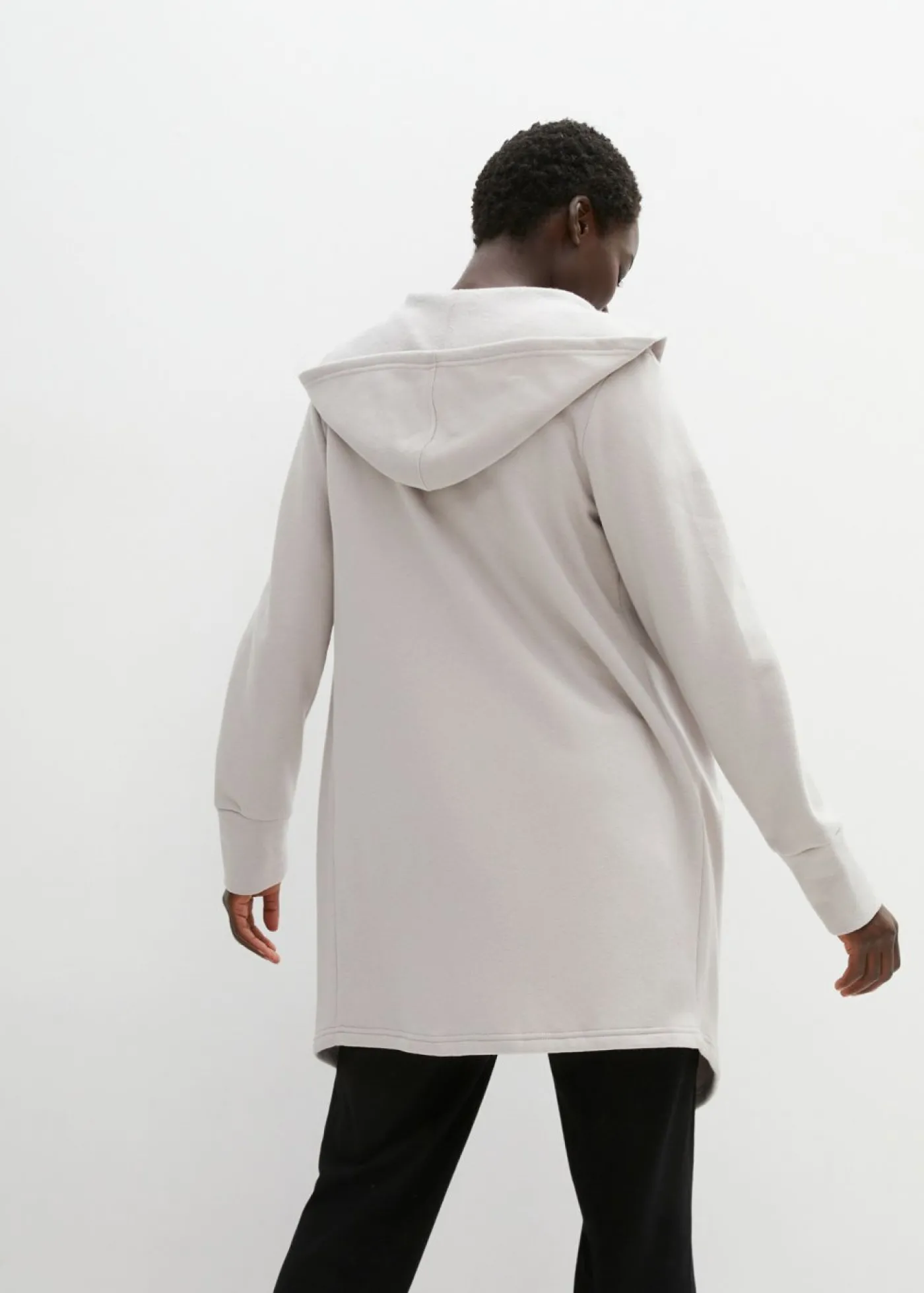 bonprix bonprix Chaqueta de chándal larga Gris claro Sale