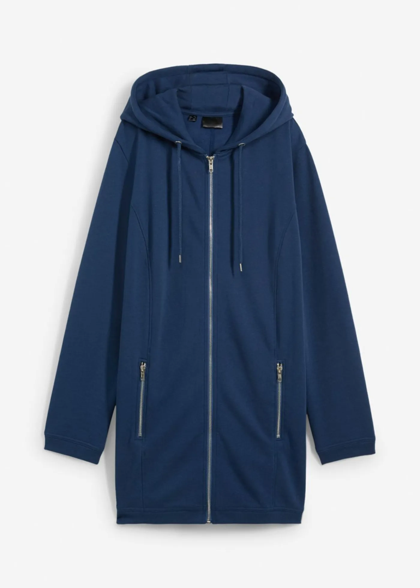 bonprix bonprix Chaqueta de chándal larga con bolsillos con cremallera Azul almirante New