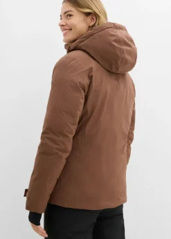 bonprix bonprix Chaqueta de esquí con protector antinieve Marrón claro Best