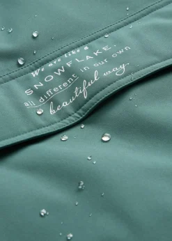 bonprix bonprix Chaqueta de esquí impermeable funcional con forro polar Verde grisáceo Sale