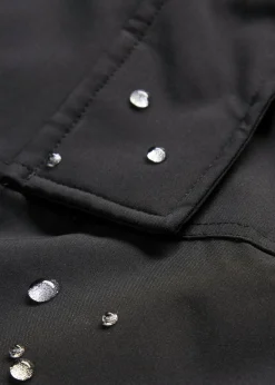 bonprix bonprix Chaqueta de esquí impermeable funcional con forro polar Negro Best