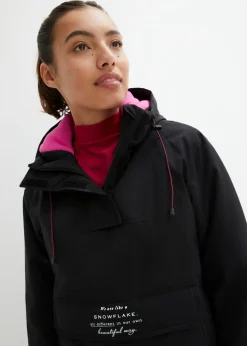 bonprix bonprix Chaqueta de esquí impermeable funcional con forro polar Negro Best