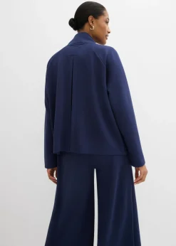 bonprix bonprix Chaqueta de mezcla de modal Azul marino Sale