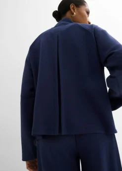 bonprix bonprix Chaqueta de mezcla de modal Azul marino Sale