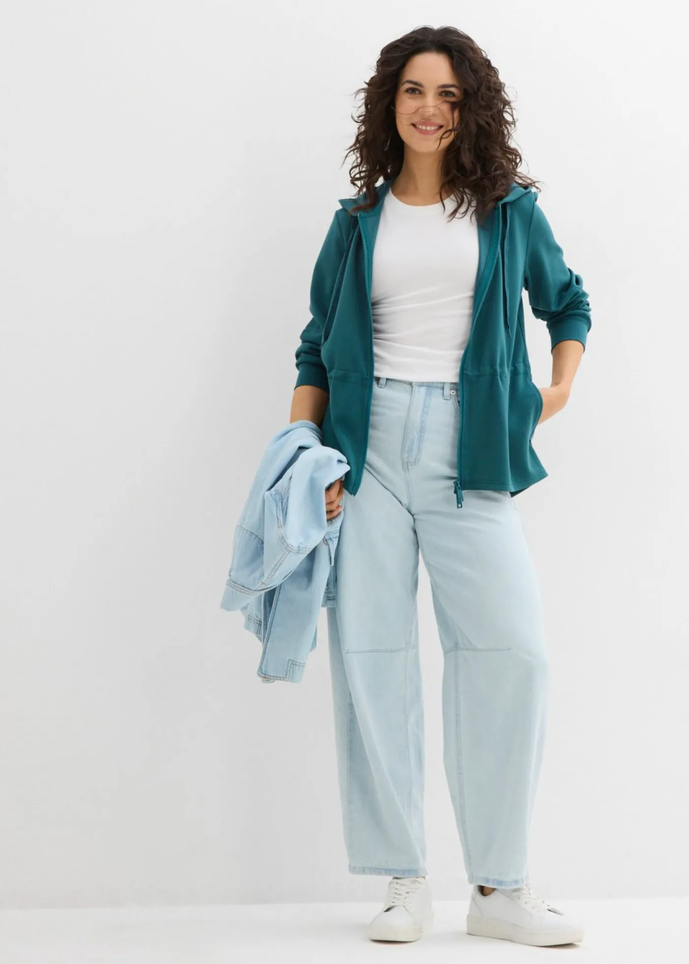 bonprix bonprix Chaqueta de neopreno suave verde pimiento Discount