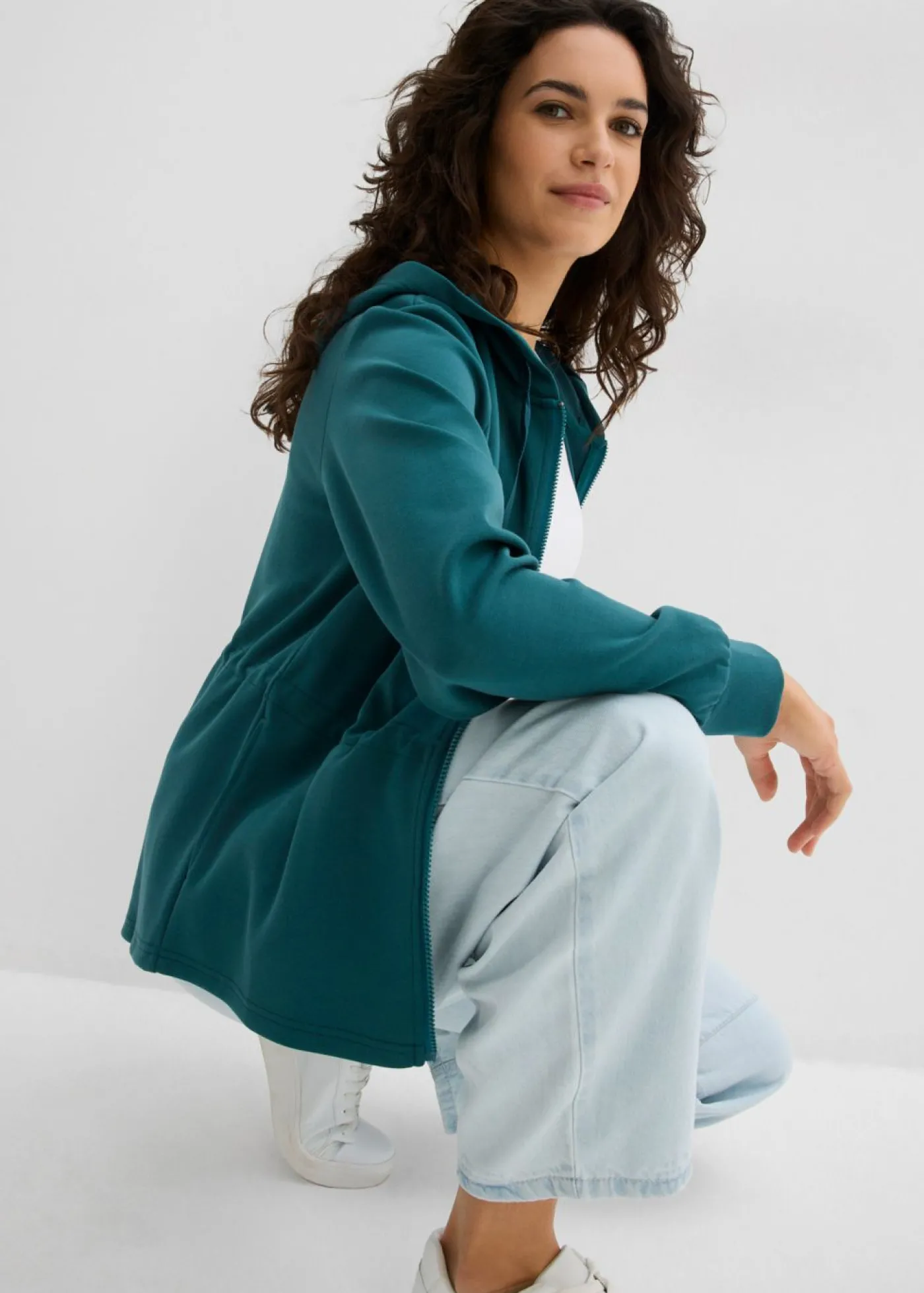 bonprix bonprix Chaqueta de neopreno suave verde pimiento Discount