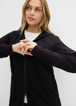 bonprix bonprix Chaqueta de neopreno suave Negro Hot