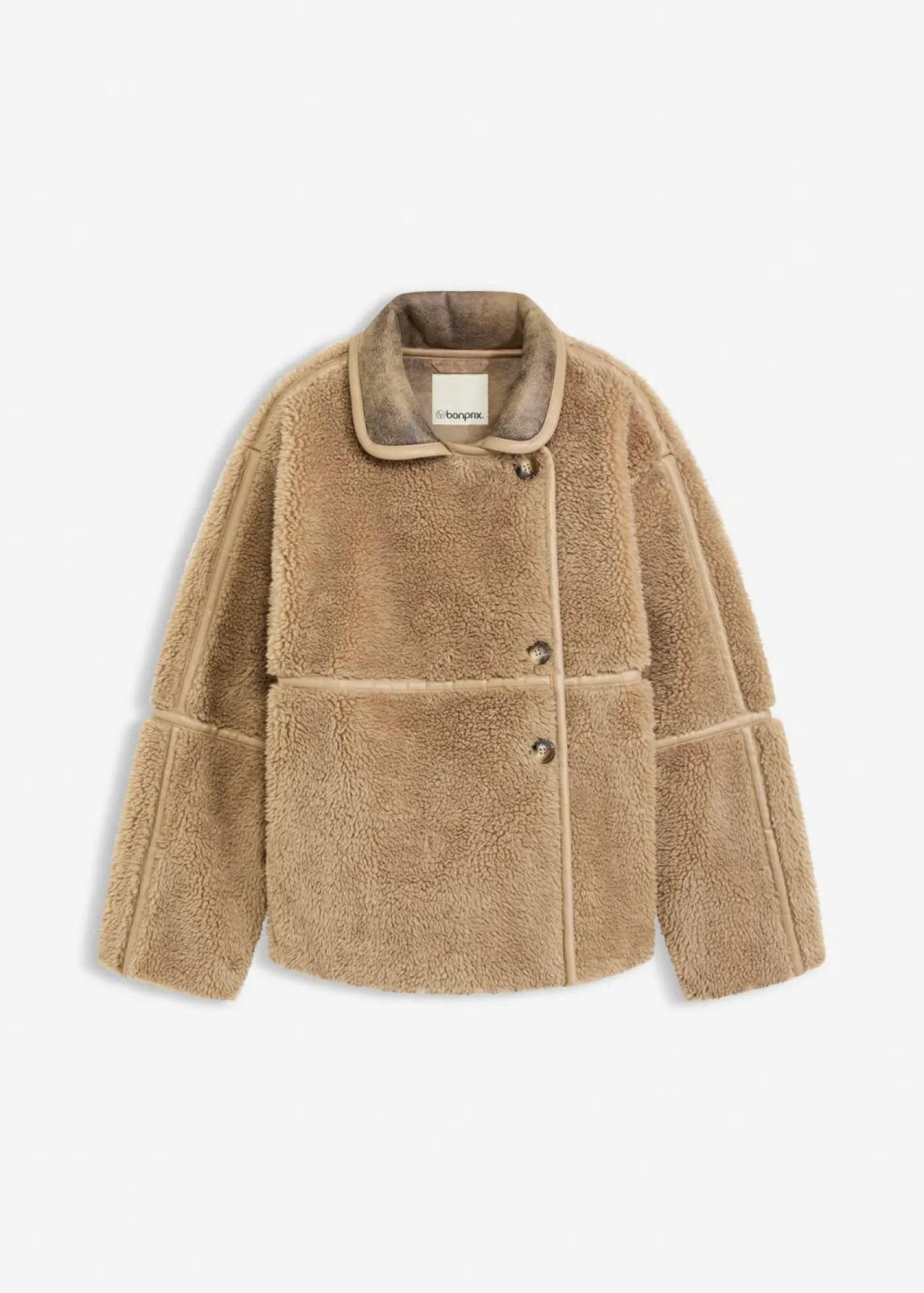 bonprix bonprix Chaqueta de pelo Caqui claro Outlet