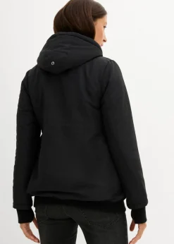 bonprix bonprix Chaqueta de porteo/premamá de invierno Negro Hot