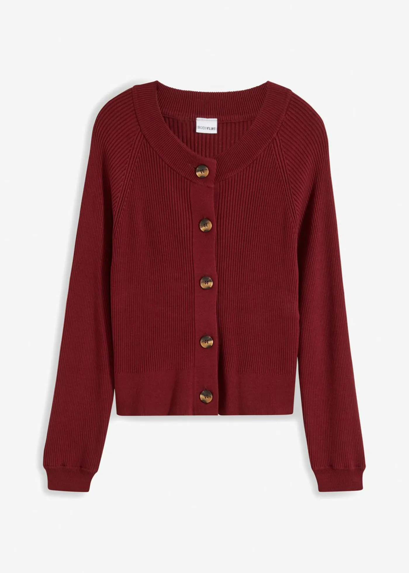 bonprix bonprix Chaqueta de punto Rojo rubí Sale