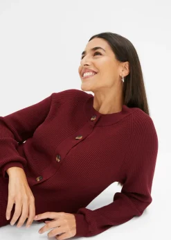 bonprix bonprix Chaqueta de punto Rojo rubí Sale
