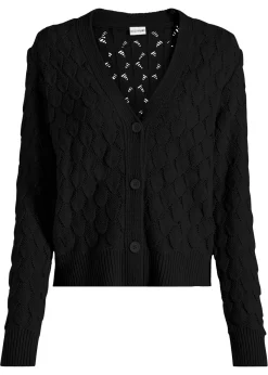 bonprix bonprix Chaqueta de punto ajour Negro Best