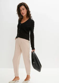 bonprix bonprix Chaqueta de punto ajour Negro Best