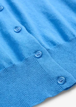 bonprix bonprix Chaqueta de punto con contenido de seda azul glaciar Discount