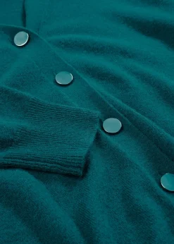 bonprix bonprix Chaqueta de punto de cachemira con Good Cashmere Standard® verde pimiento Discount