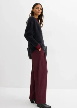 bonprix bonprix Chaqueta de punto de mezcla de viscosa Negro Online